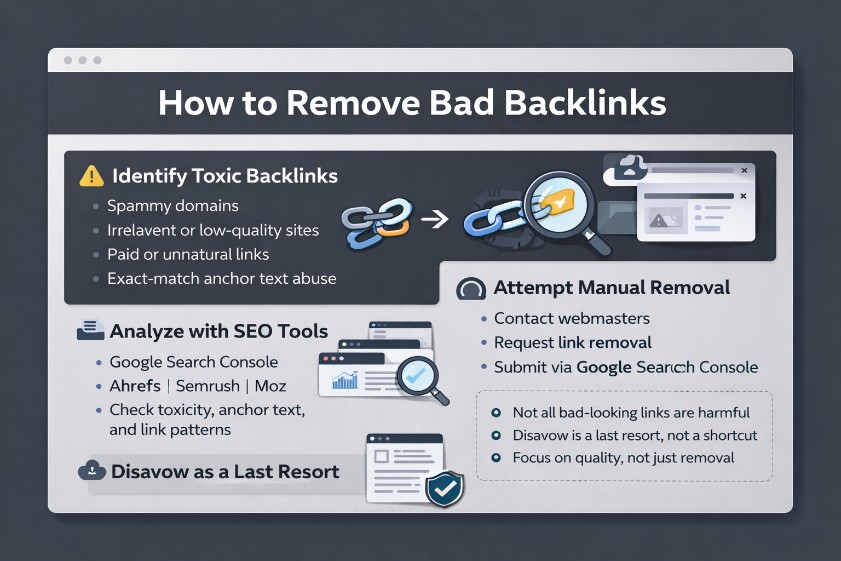 How to Remove Bad Backlinks: A Practical Playbook